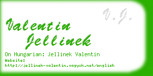 valentin jellinek business card